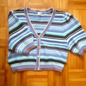 Aritzia Canterbury Striped Cardigan